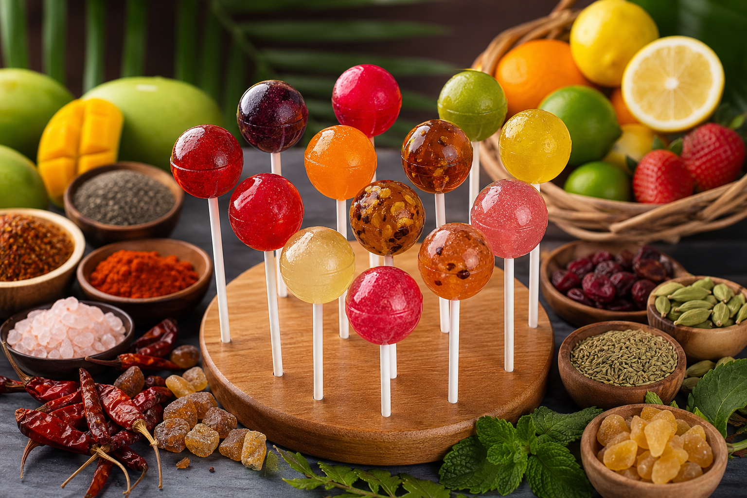 Which Indian lollipop flavors should I stock for my Canadian shop?